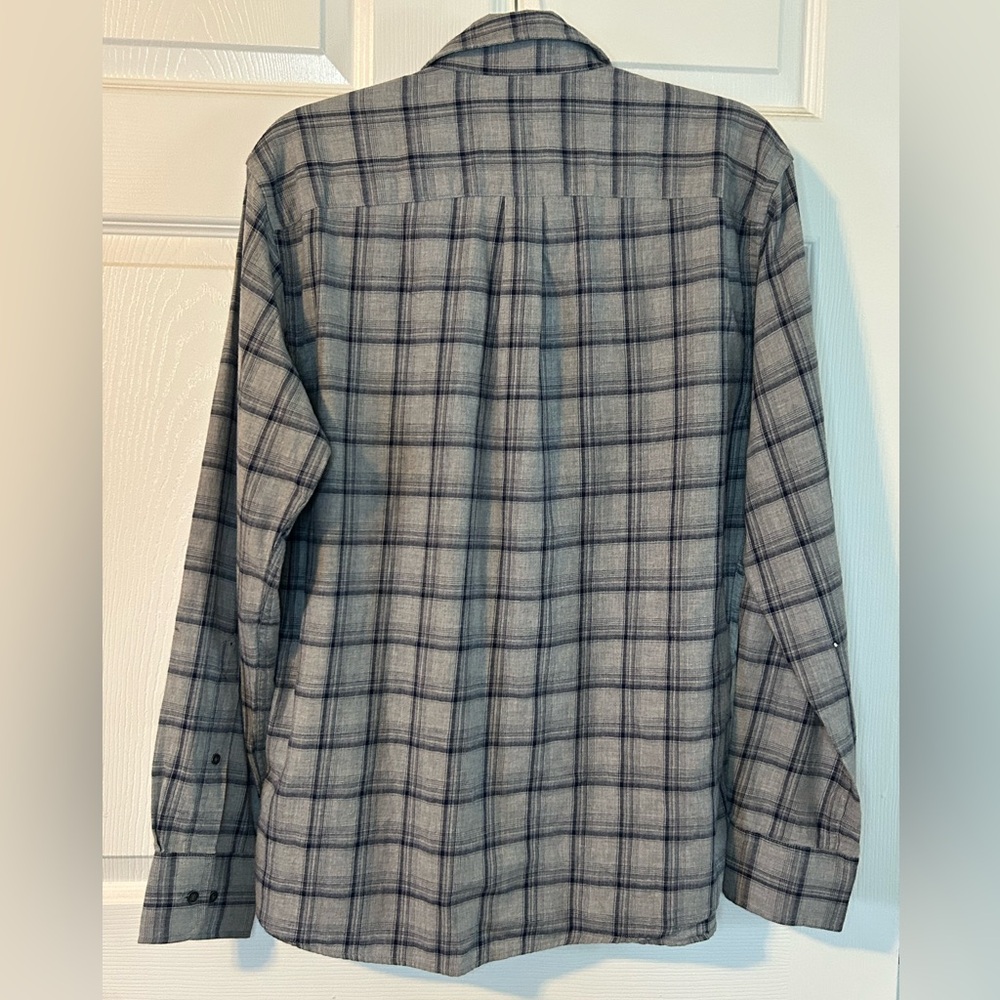 Peter Millar Gray Casual Button Down Shirt - Picture 2 of 5